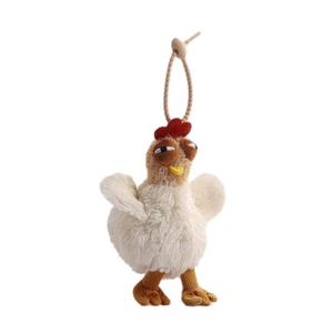 Причудливые куклы-несушки плюшевый кулон высота 13см 77 SEVEN DREAM, Egg-Laying Chicken Pendant [Apricot Color]