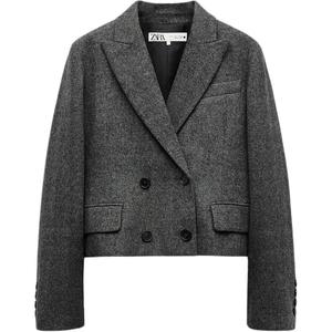 ZARA Деловой костюм серии ZW женский серый, Gray