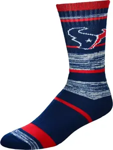 Носки Houston Texans в полоску Deuce для босых ног For Bare Feet
