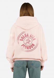 Толстовка на молнии NADIA OVERSIZED RAGLAN SWEATJACKET Pegador, светло-розовый