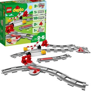 LEGO DUPLO, блоки «Поездные пути», набор, 10882