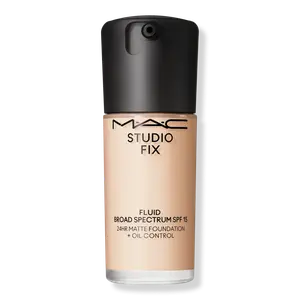 Тональный крем Studio Fix Fluid SPF15 с матирующим эффектом и контролем жирности кожи на 24 часа. MAC, NC5 (very fair beige with golden undertone for very fair skin)