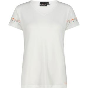 Рубашка женская футболка Cmp, цвет bianco -salmone