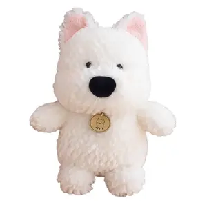 Плюшевая кукла Вест Хайленд Уайт Терьер в стоячей позе высота 14см/25см/35см Howard, белый