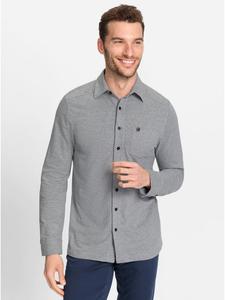 Рубашка с длинными рукавами серого меланжевого цвета WITT WEIDEN