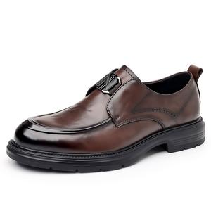 PEHL Мужские повседневные кожаные туфли коричневые, цвет Brown