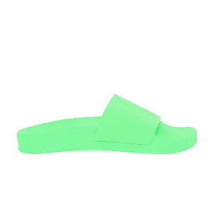 Кроссовки MM6 Maison Margiela Wmns Logo Slide 'Green', зеленый