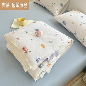 LUOLAI HOME Комплект постельного белья 3 предмета, простыня 150x200 см, летнее одеяло, 18