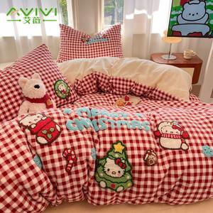 AVIVI Комплект постельного белья 1,2 м, 3 предмета, простыня 150x200 см