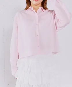 Короткая рубашка с одним точечным вырезом Archives, цвет Pink