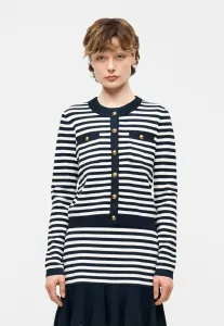 Кардиган в полоску на кнопках Michael Michael Kors, Midnight Blue