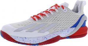 Мужские теннисные кроссовки Adidas Adizero Cybersonic, белый/красный/ярко-красный