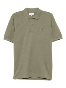 Рубашка поло с логотипом Lacoste, зеленый
