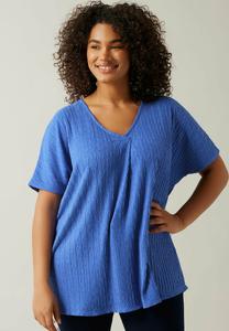 Футболка с принтом PLISSE PLEAT FRONT Evans, синий