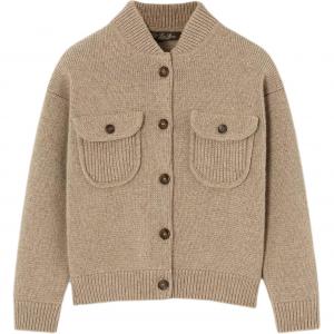 Куртки и пальто FW25 для детей Loro Piana, nut коричневый blend