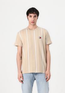 Футболка с принтом STRIPE TEE Tommy Jeans, бежевый