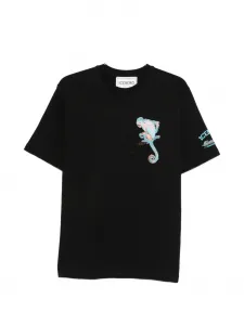Футболка с вышивкой в виде обезьяны Iceberg, черный
