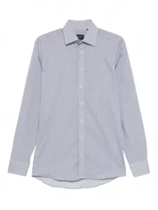 Рубашка с геометрическим принтом Sand, синий