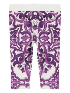 Облегающие легинсы Dolce & Gabbana Kids, белый