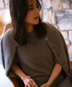 Нейлоновый меховой кардиган Suite L, цвет Brown [030]