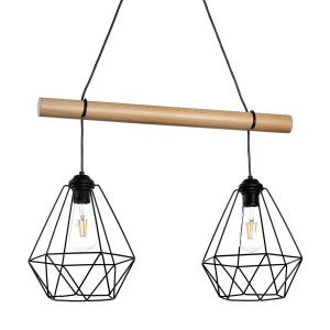 Подвесной светильник ONLI Baldo Typ A, железо - 2 пламени - белый