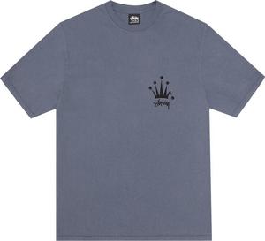Футболка Stussy Regal Crown 'Indigo', синий