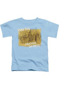 Футболка с коротким рукавом "Принцесса-невеста: Штурм замка" для детей Gildan, светло-голубой