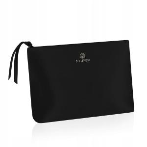 Косметичка MELLOW Betlewski унисекс, черная кожа, эко