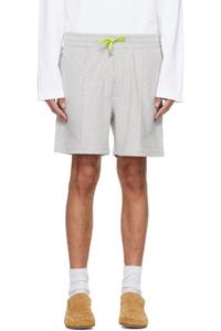 Casablanca Серые спортивные шорты из кашемировой смеси