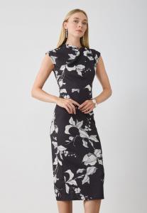 Платье Anna Field Jersey dress, Black/Beige/Black