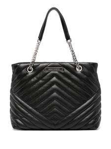 Стеганая сумка-тоут Armani Exchange, черный