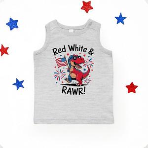 Футболка Red, white and rawr The Juniper Shop