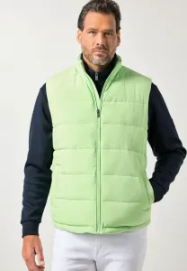 Стеганый жилет на молнии с воротником-стойкой, размер до 7 xl, без рукавов. Jp1880, Pistachio