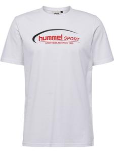 Футболка Hummel Hmlpulse Lifestyle мужская в БЕЛО-КРАСНОМ цвете Hummel
