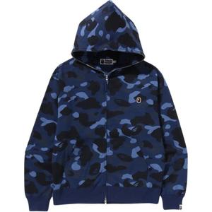 Bape Color Camo Reflector худи с молнией женское A BATHING APE, синий