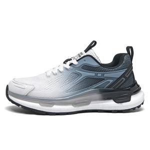 AOKANG Амортизирующие нескользящие износостойкие легкие низкие повседневные туфли для мужчин с эффектом увеличения роста черно-белые, цвет Black White[Standard Sports Shoe Size]