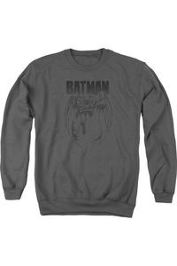 Толстовка Batman Grey Noise для взрослых с круглым вырезом Gildan