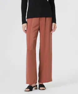 Атласные прямые брюки Loveless, цвет Orange