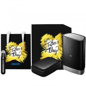 PHILIPS Электрическая бритва PQ888/06 Rotary Razors, нержавеющая сталь, тройное лезвие, новая, Black Blade