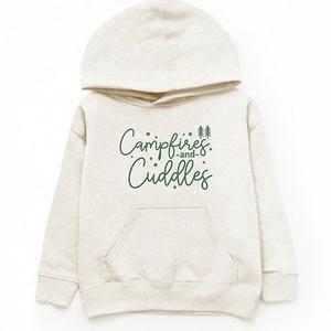 Толстовка с капюшоном Campfire and cuddles The Juniper Shop, Natural