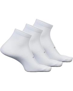 Носки Unisex Feetures High Performance Cushion Quarter 3-Pair Pack, белый