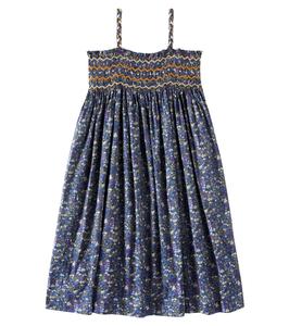 Платье Frances из хлопка с оборками Bonpoint, Fl Encre