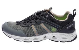 Треккинговые ботинки мужские серо-черные TOREAD, Gray Lake Green/Black