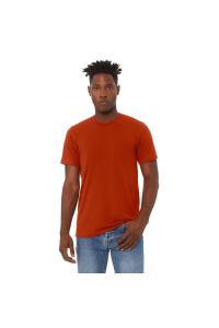 Однотонная футболка Triblend с круглым вырезом и короткими рукавами Bella + Canvas, красный