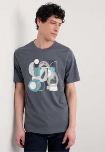 Футболка с принтом MIDWATCH Seasalt Cornwall, серый