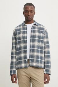 Хлопковая куртка Hollister Co., синий