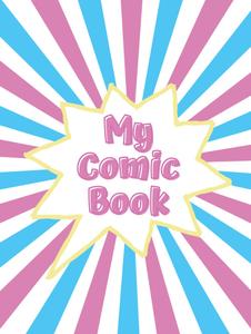Cute Blank Comic Book Hardcover Over 300 Pages: Blank Comic Book Hardback, Variety Of Templates, Large Size 8.5 x 11 Inches (Independently published)