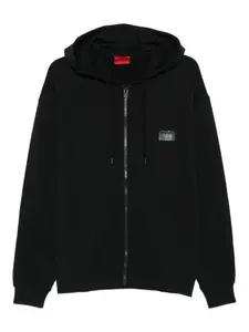 Толстовка на молнии HUGO, черный