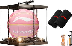 LINING Резиновый баскетбольный мяч pink yellow размер 7 тренировочный unisex