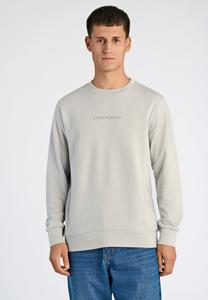 Толстовка Lindbergh LOGO CHEST PRINT O-NECK, Soft Grey/Grey